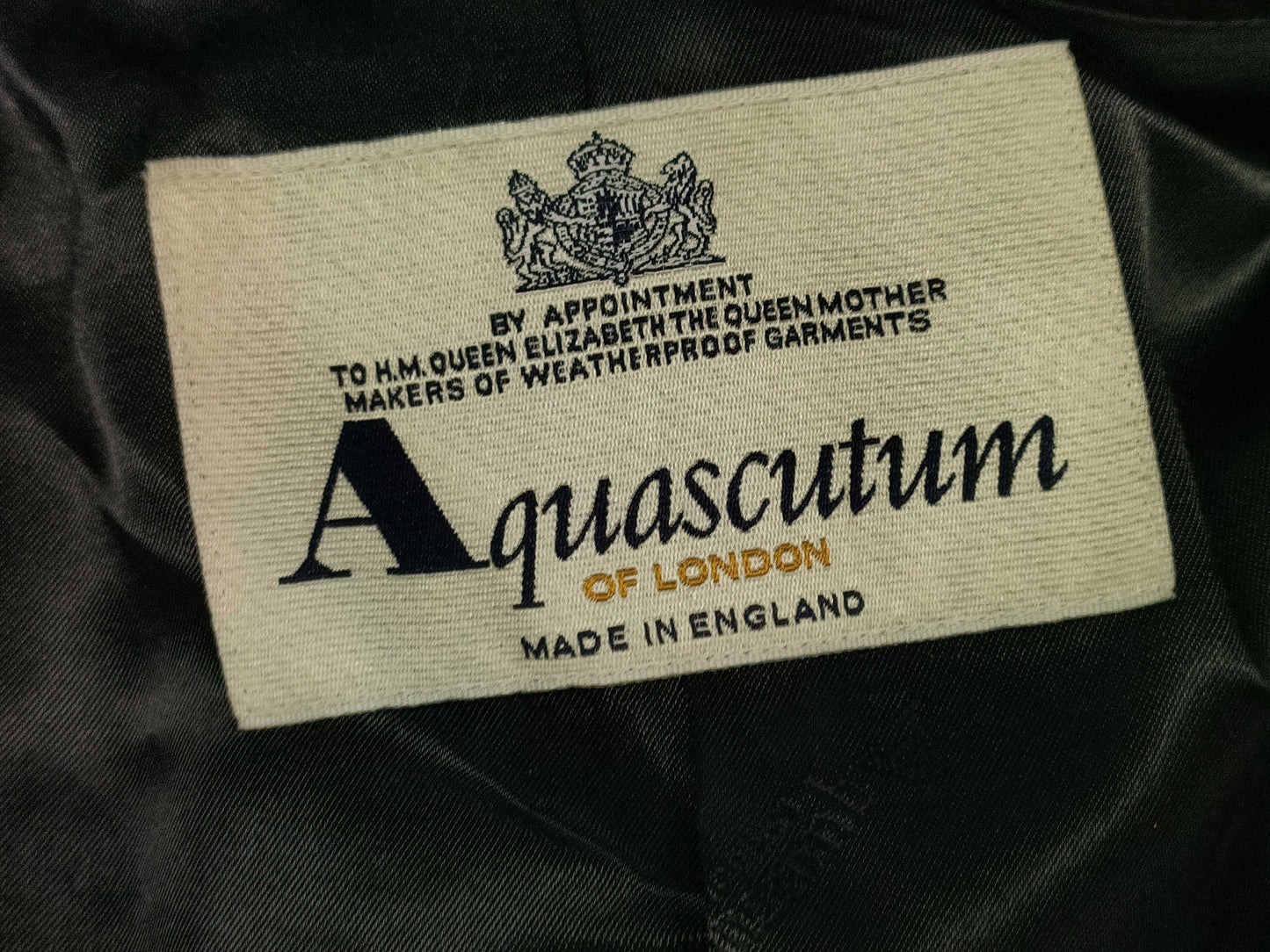 Aquascutum Men's 100% Cashmere Long Coat