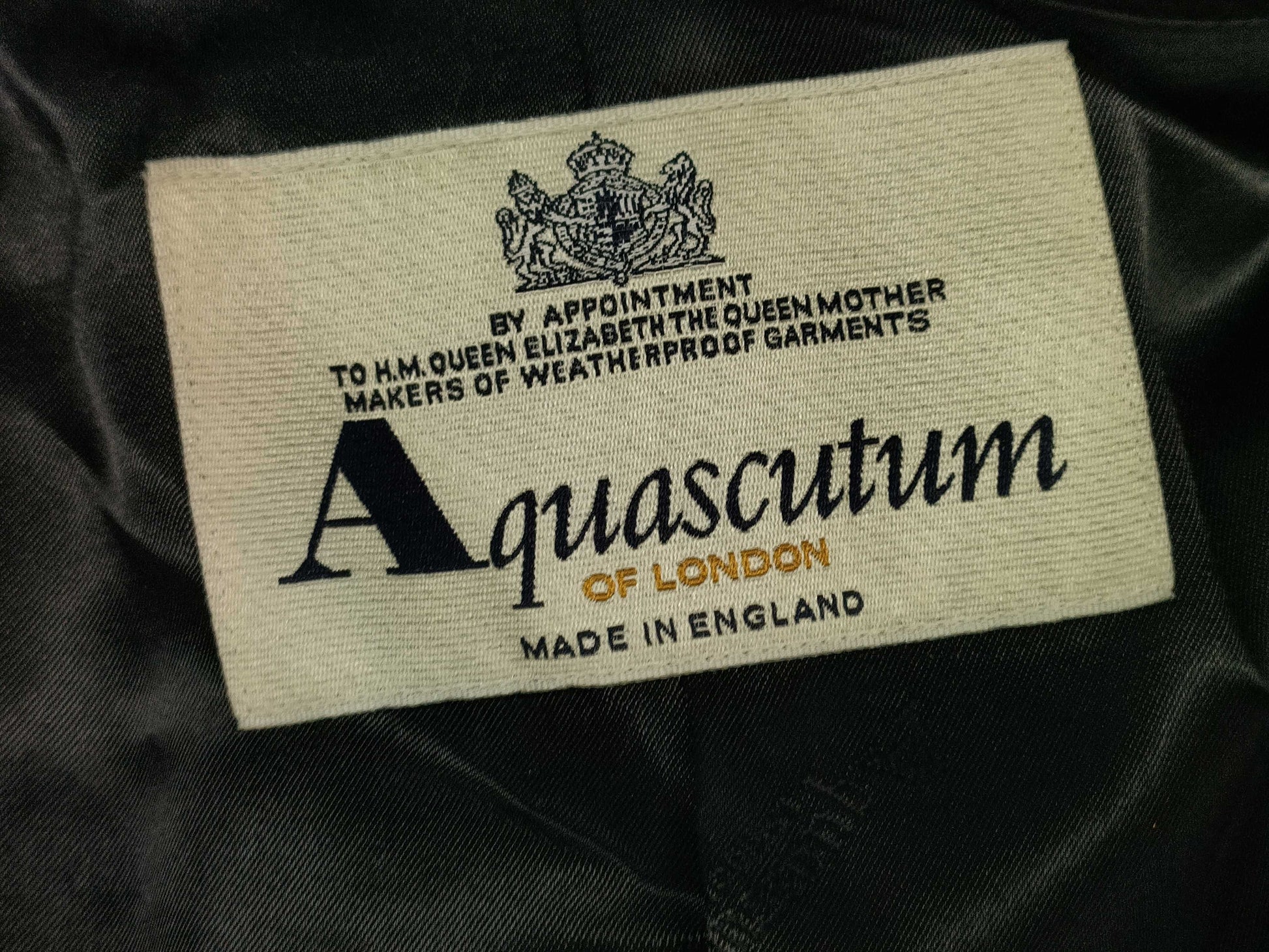 Aquascutum Men's 100% Cashmere Long Coat