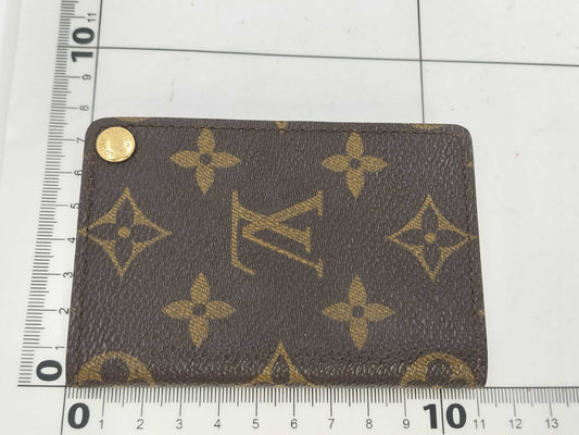 LOUIS VUITTON Monogram Porte Carte Credit Pression Card Case, Pass Case, Business Card Case