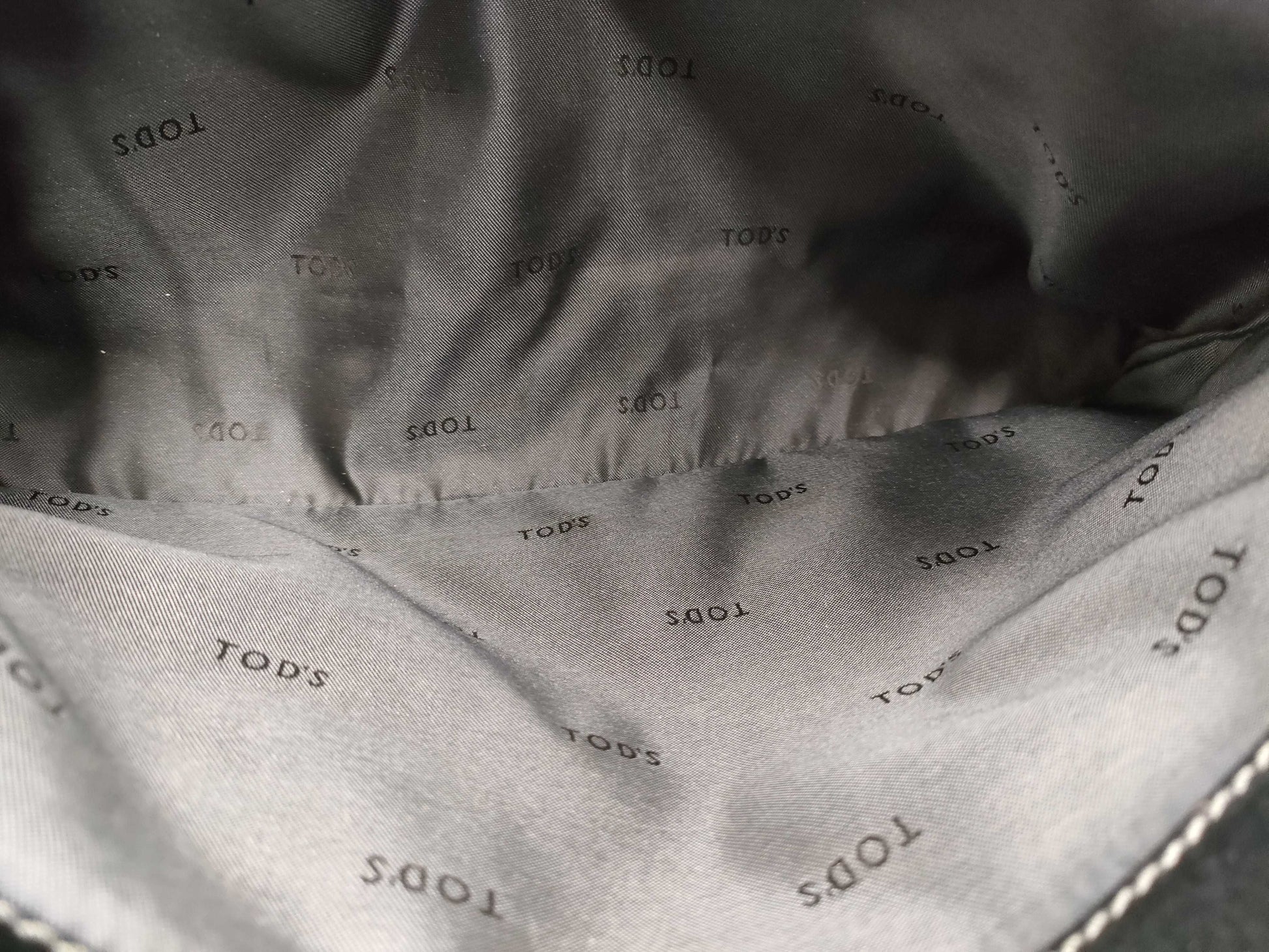 TOD'S Leather / 2-Way Bag / with ST / Black / Condition Considered Tote Bag