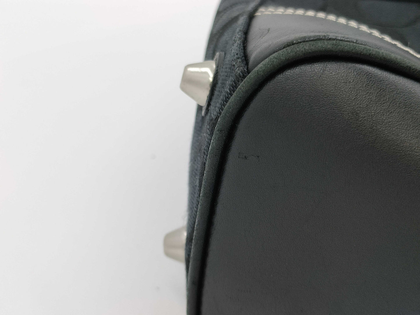 COACH F08K06 Signature Black Handbag