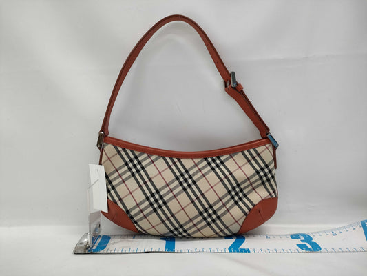BURBERRY Check One-Shoulder Handbag