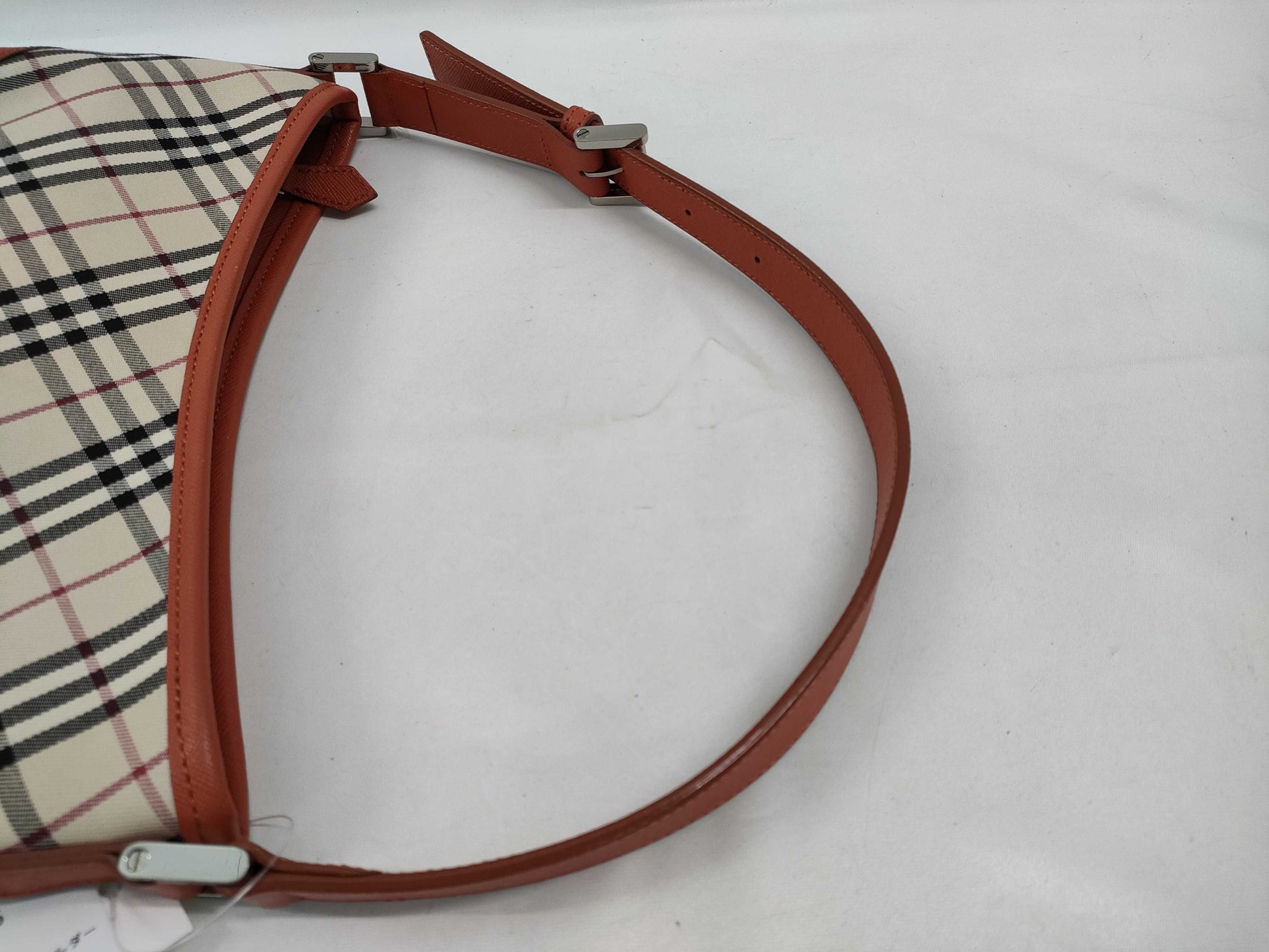 BURBERRY Check One-Shoulder Handbag