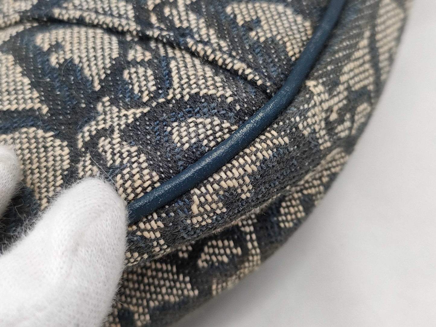 Dior Trotter Saddle One-Shoulder Handbag