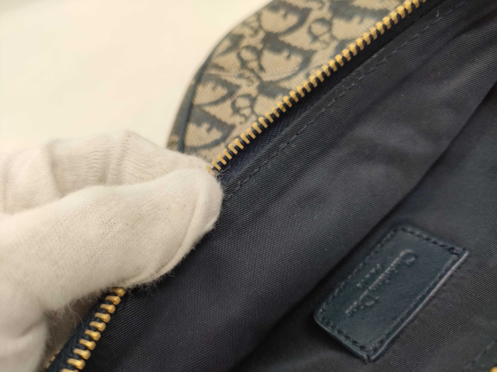 Dior Trotter Saddle One-Shoulder Handbag
