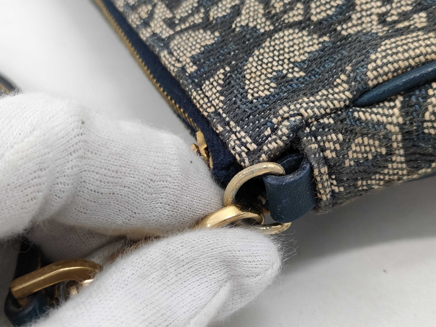 Dior Trotter Saddle One-Shoulder Handbag