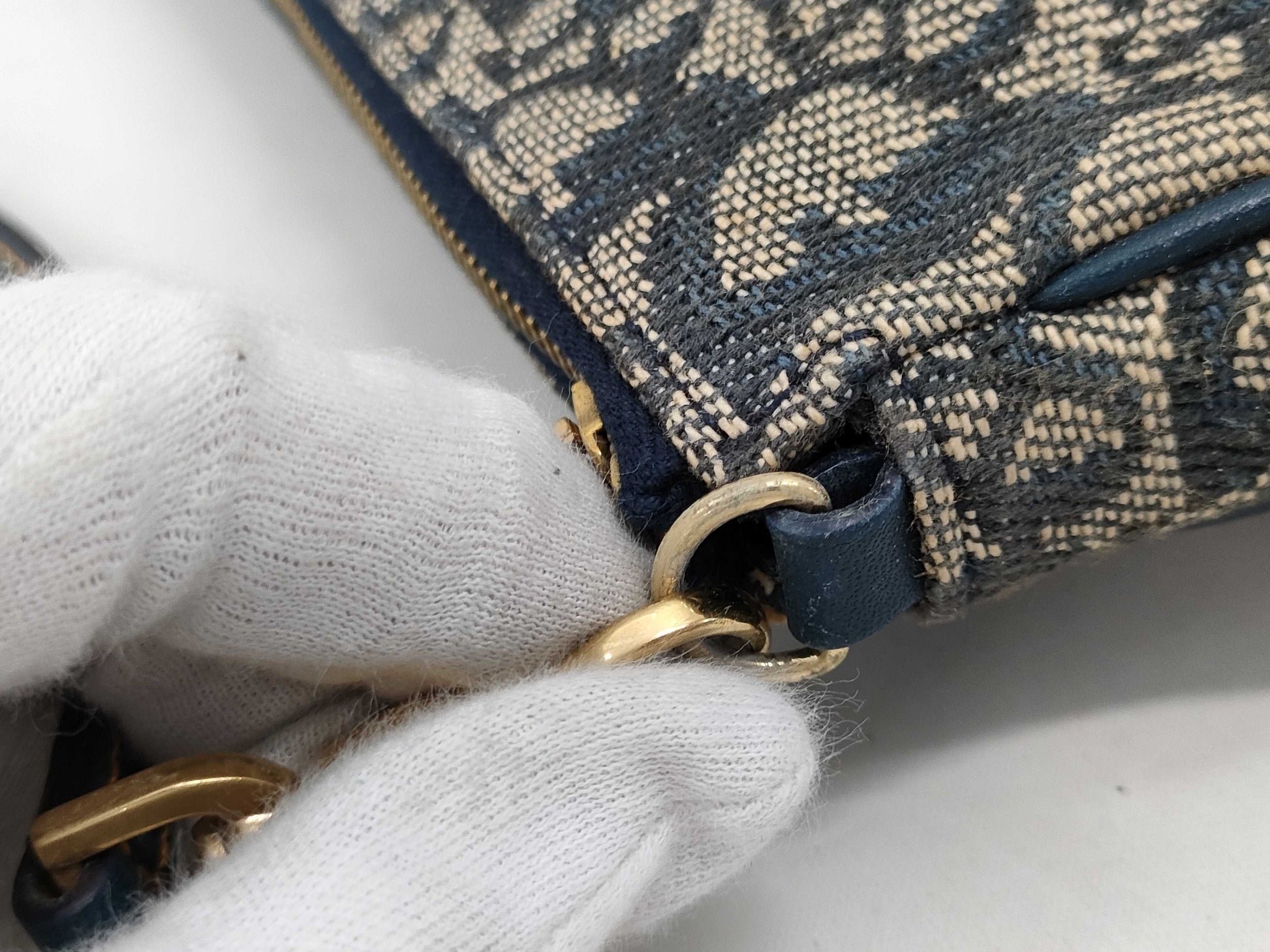 Dior Trotter Saddle One-Shoulder Handbag