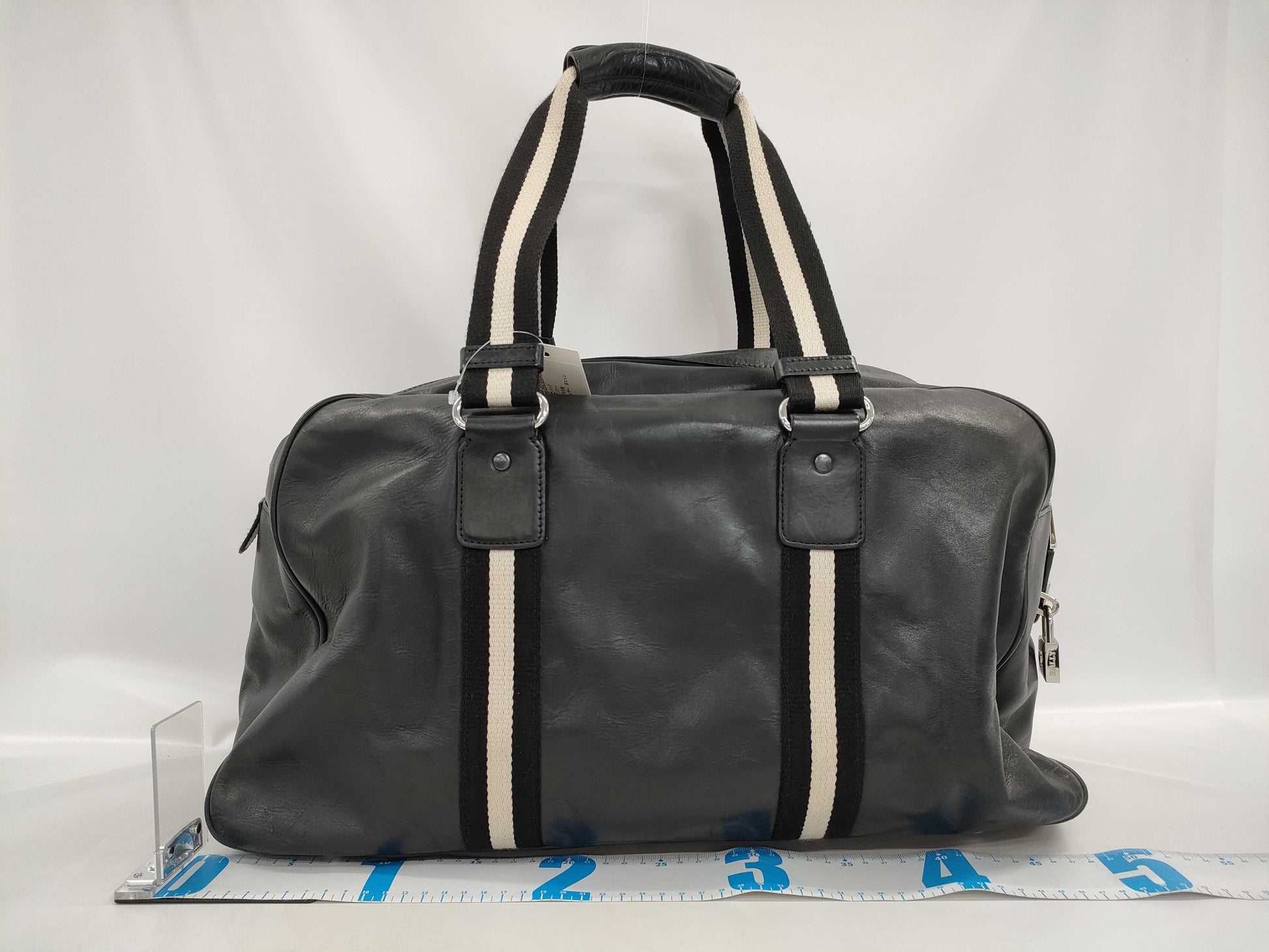 BALLY Leather Boston Bag