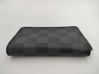 LOUIS VUITTON Damier Graphite Zippy Coy Purse Wallet
