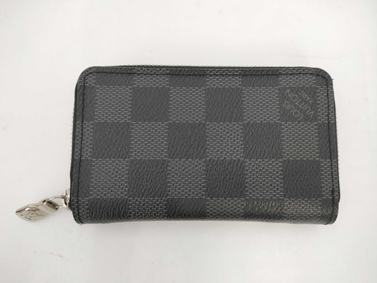 LOUIS VUITTON Damier Graphite Zippy Coy Purse Wallet