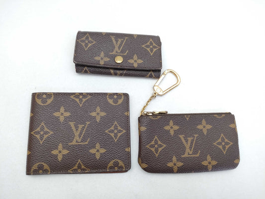 LOUIS VUITTON Monogram Wallet/Coin Case/Key Case Coin Case