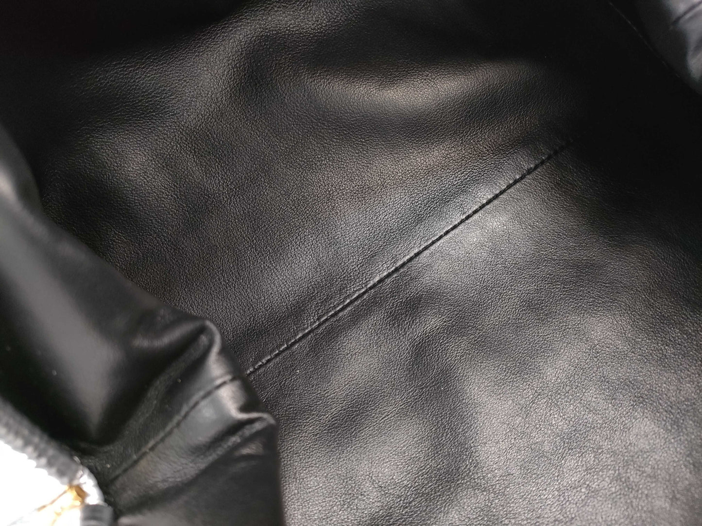 BOTTEGA VENETA Large Silver Pouch