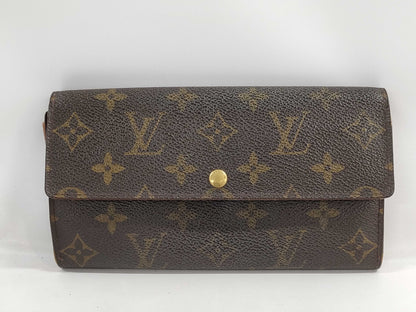 LOUIS VUITTON Monogram Portefeuille Sara Wallet
