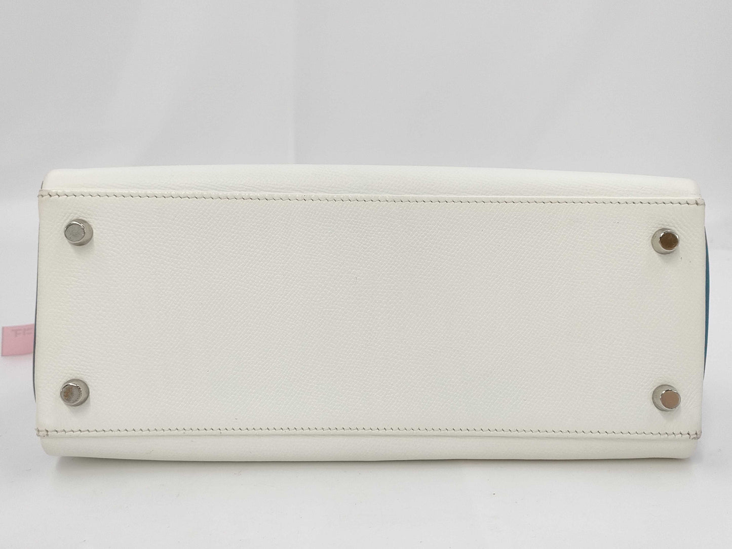 HERMES Kelly 28 Epson White SV Stamp □I Stamp Bag