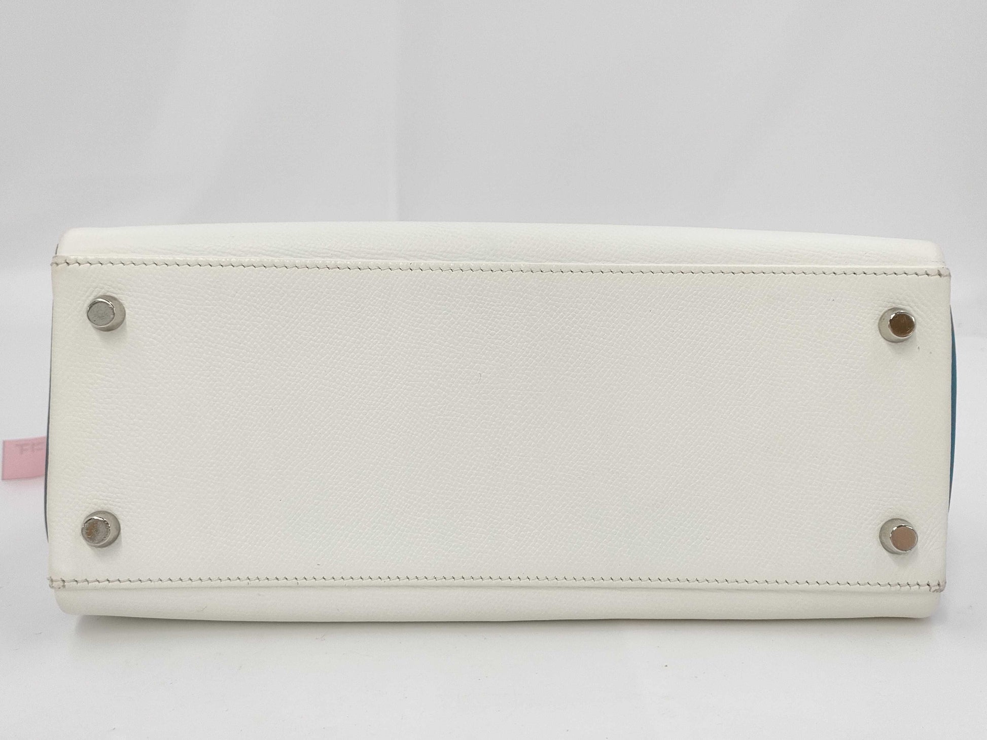 HERMES Kelly 28 Epson White SV Stamp □I Stamp Bag