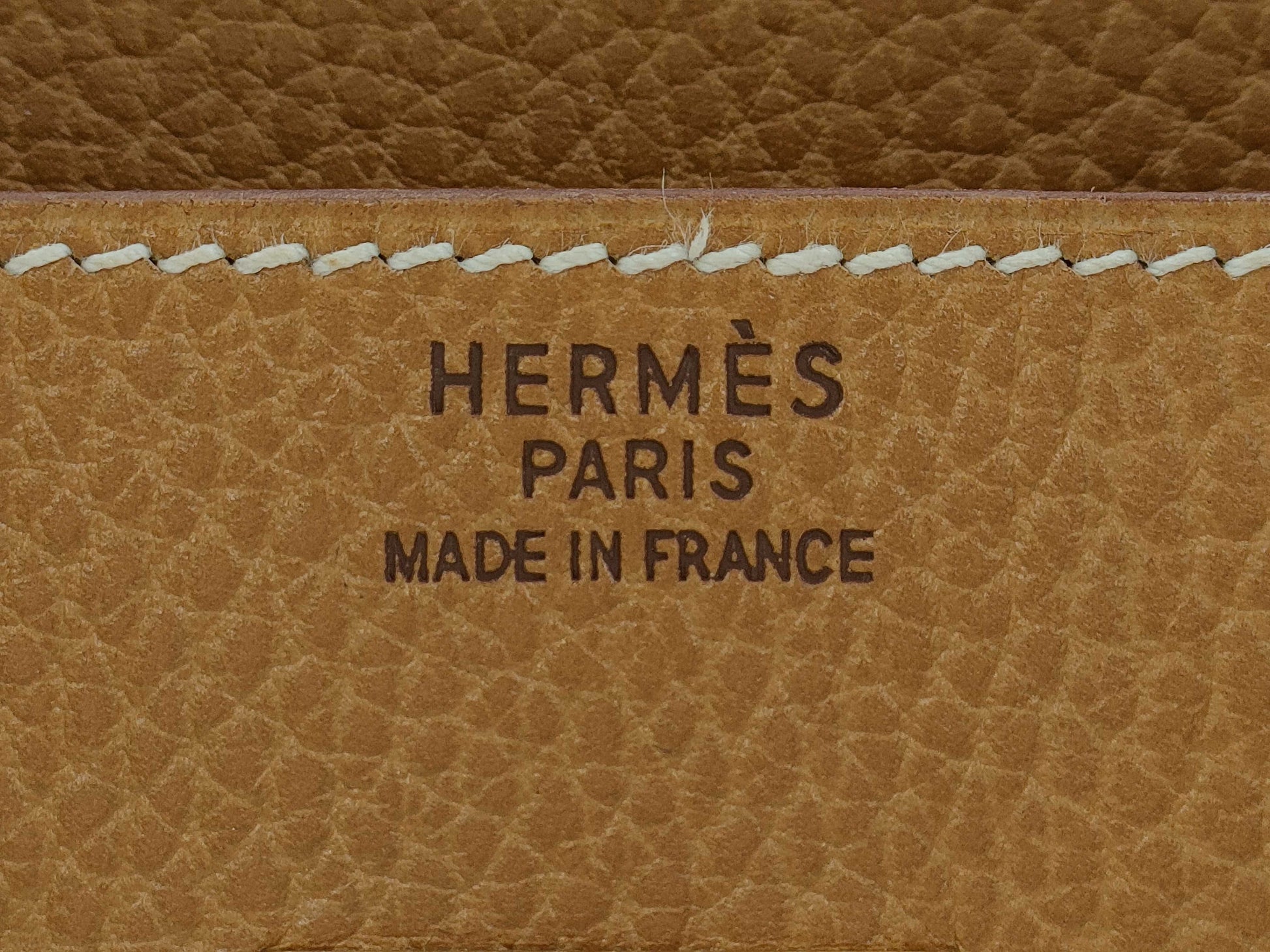 HERMES Birkin 35 Ardennes Gold with GD Hardware and A Stamp
