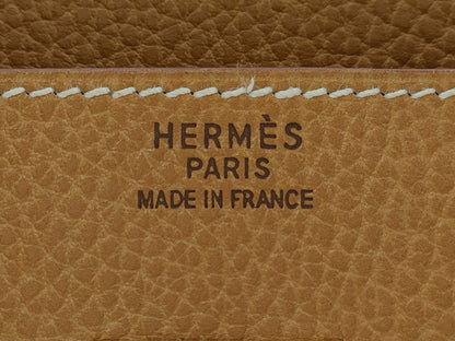 HERMES Birkin 35 Ardennes Gold with GD Hardware and A Stamp