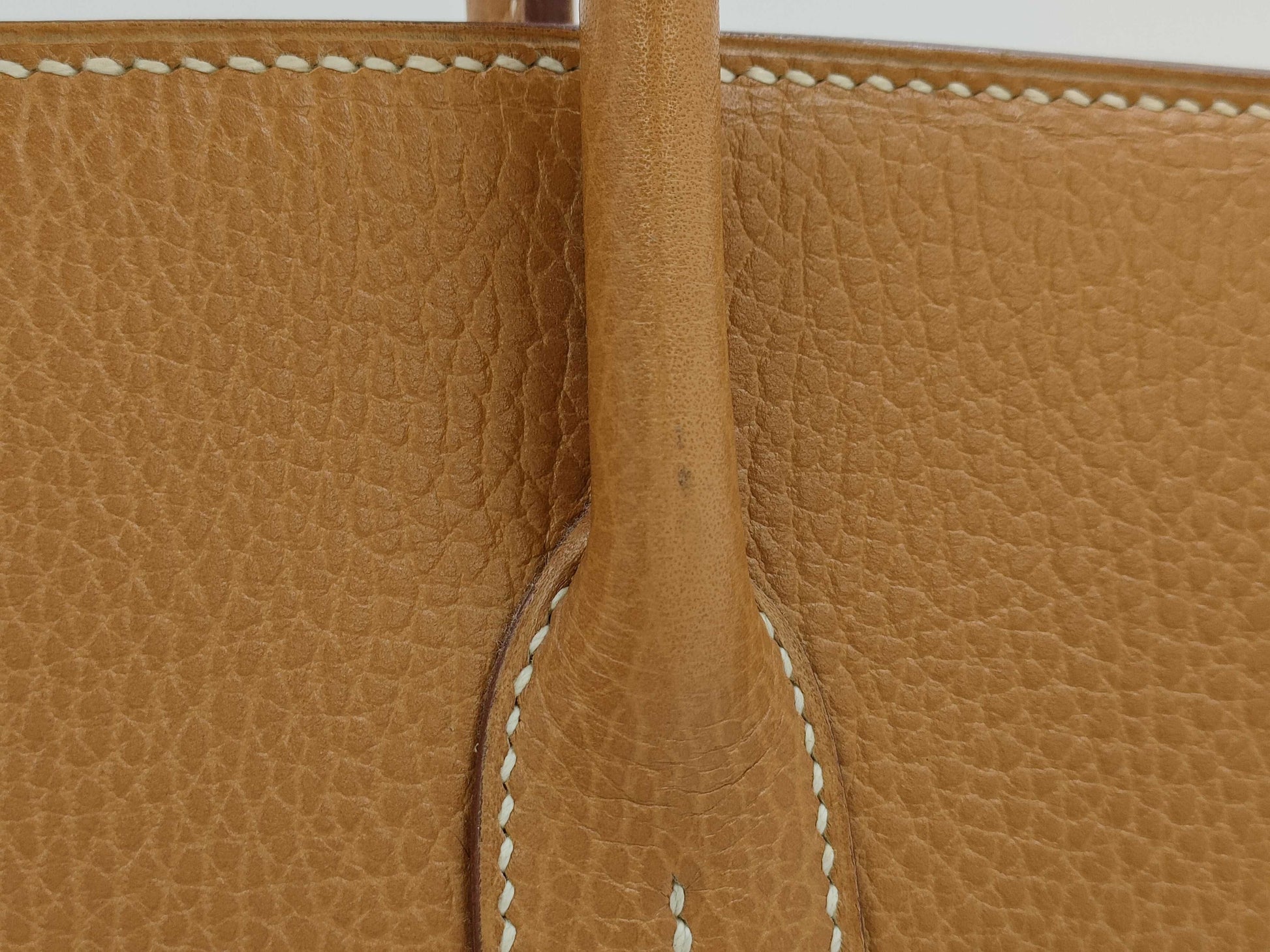 HERMES Birkin 35 Ardennes Gold with GD Hardware and A Stamp