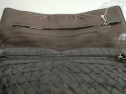BOTTEGA VENETA Intrecciato Matte Croco Clutch Bag