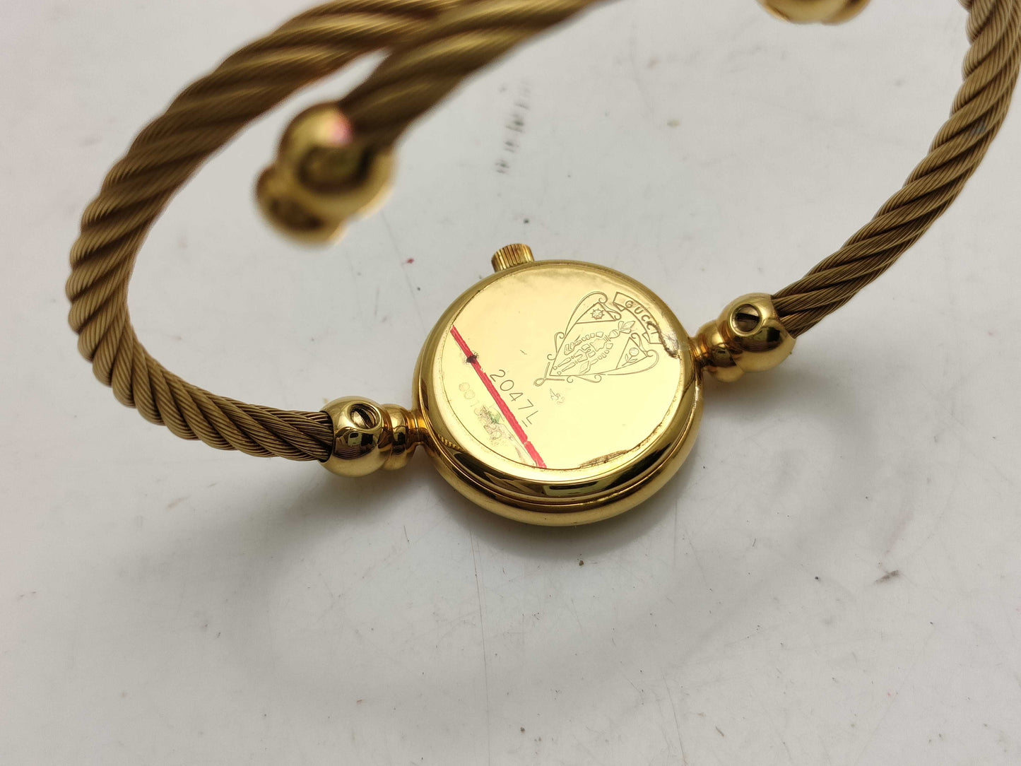 GUCCI 2047L 0013320 Unworked Women's Watch
