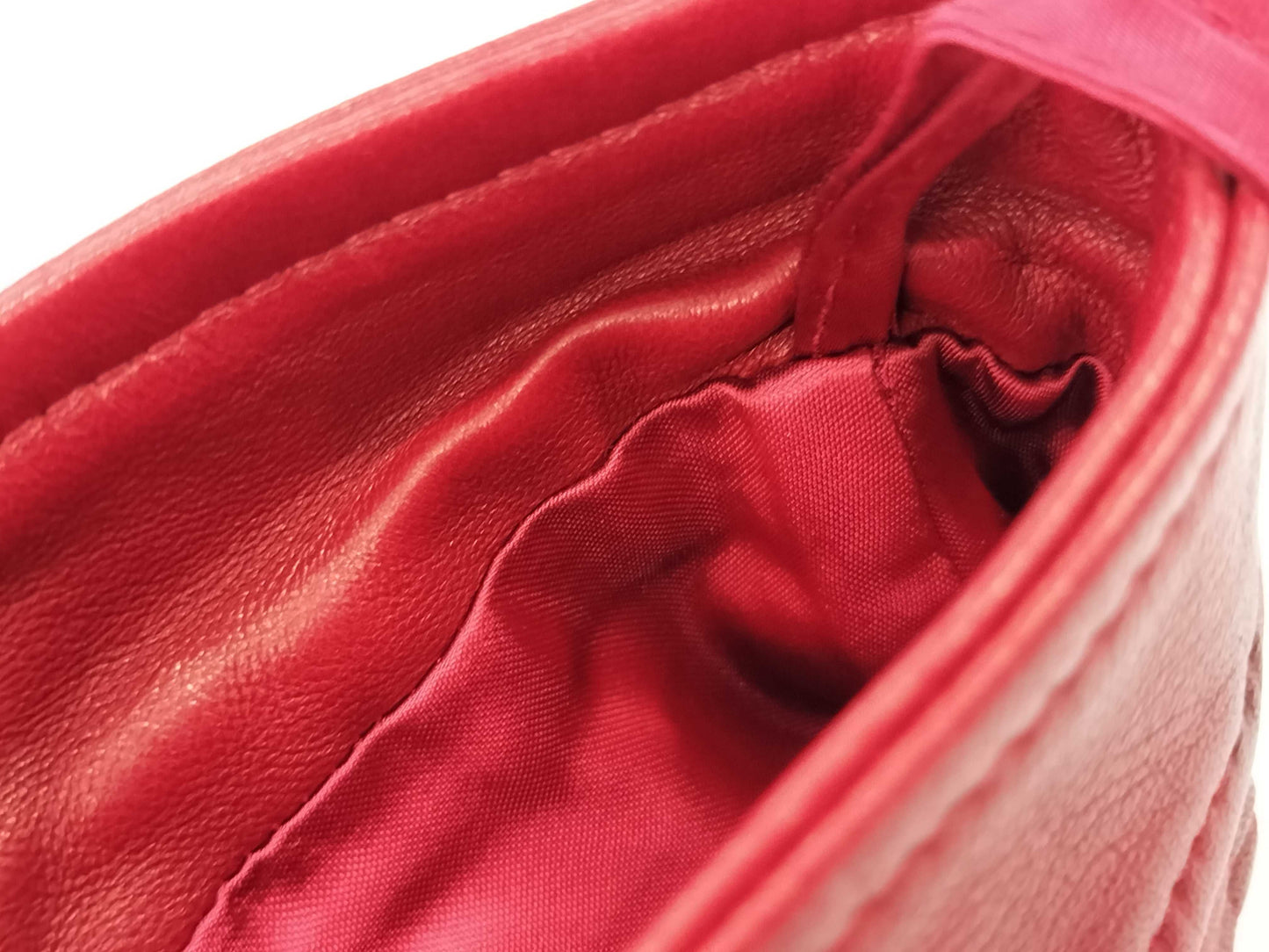 GUCCI Leather Red Pants 629532