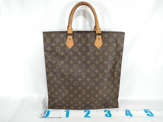 LOUIS VUITTON Monogram M51140 Sac Plat Tote Bag