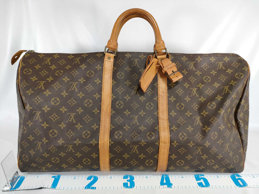 LOUIS VUITTON Monogram Keepall Boston Bag
