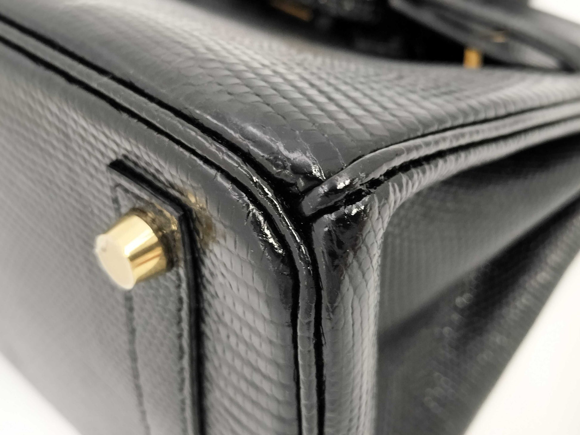 HERMES Birkin 25 Gold Hardware O Stamped Handbag