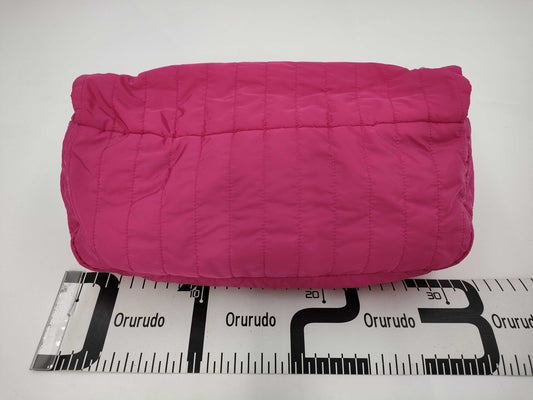 CHANEL Mademoiselle Nylon Chain Shoulder Bag, Pink, No. 16