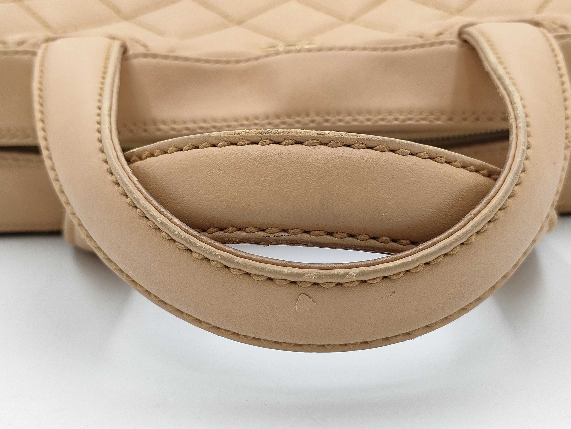 CHANEL Wild Stitch/Beige Handbag