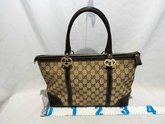 GUCCI GG Canvas 257069 520981/Handbag Handbag