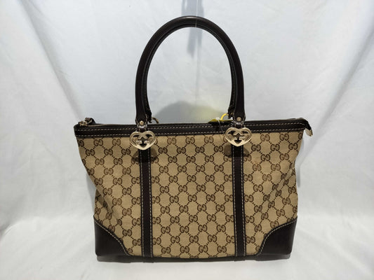 GUCCI GG Canvas 257069 520981/Handbag Handbag