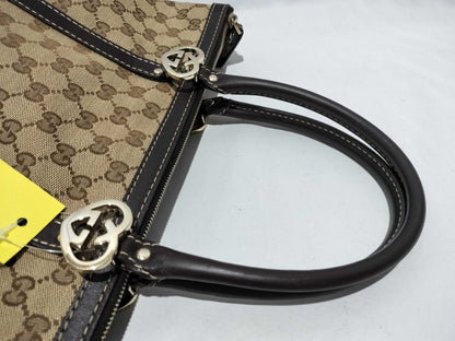 GUCCI GG Canvas 257069 520981/Handbag Handbag