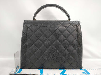 CHANEL Caviar Skin Handbag Handbag