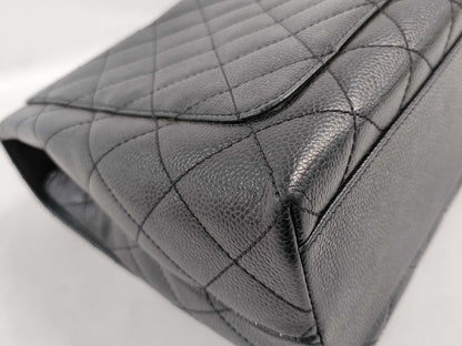 CHANEL Caviar Skin Handbag Handbag