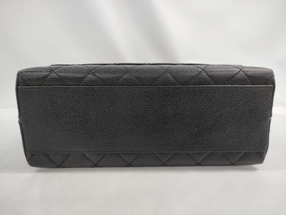 CHANEL Caviar Skin Handbag Handbag