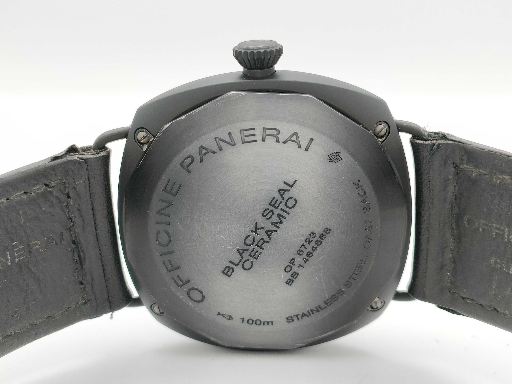 PANERAI Radiomir Black Seal PAM00292 OP6723 BB1464668 Manual Winding Black Dial Men's Watch