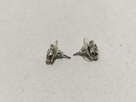 CHANEL Coco Mark Coco Rhinestone Earrings