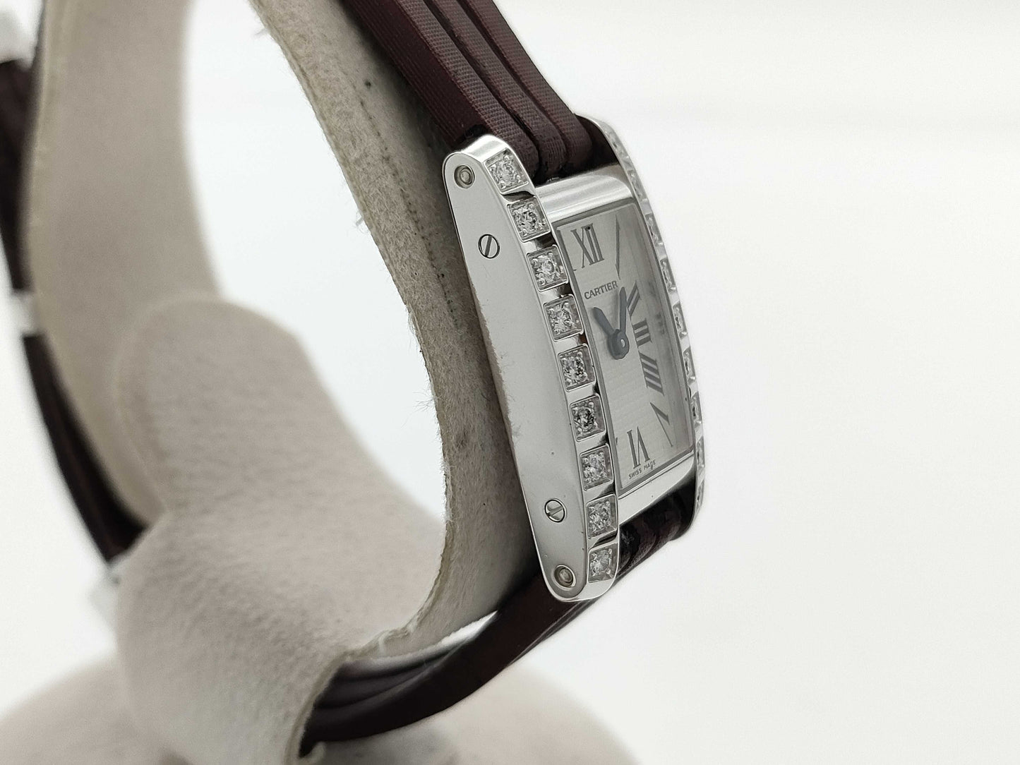 Cartier Tank Alongeranière WJ2003W3 254415690CE Quartz 18K Gold Women's Watch