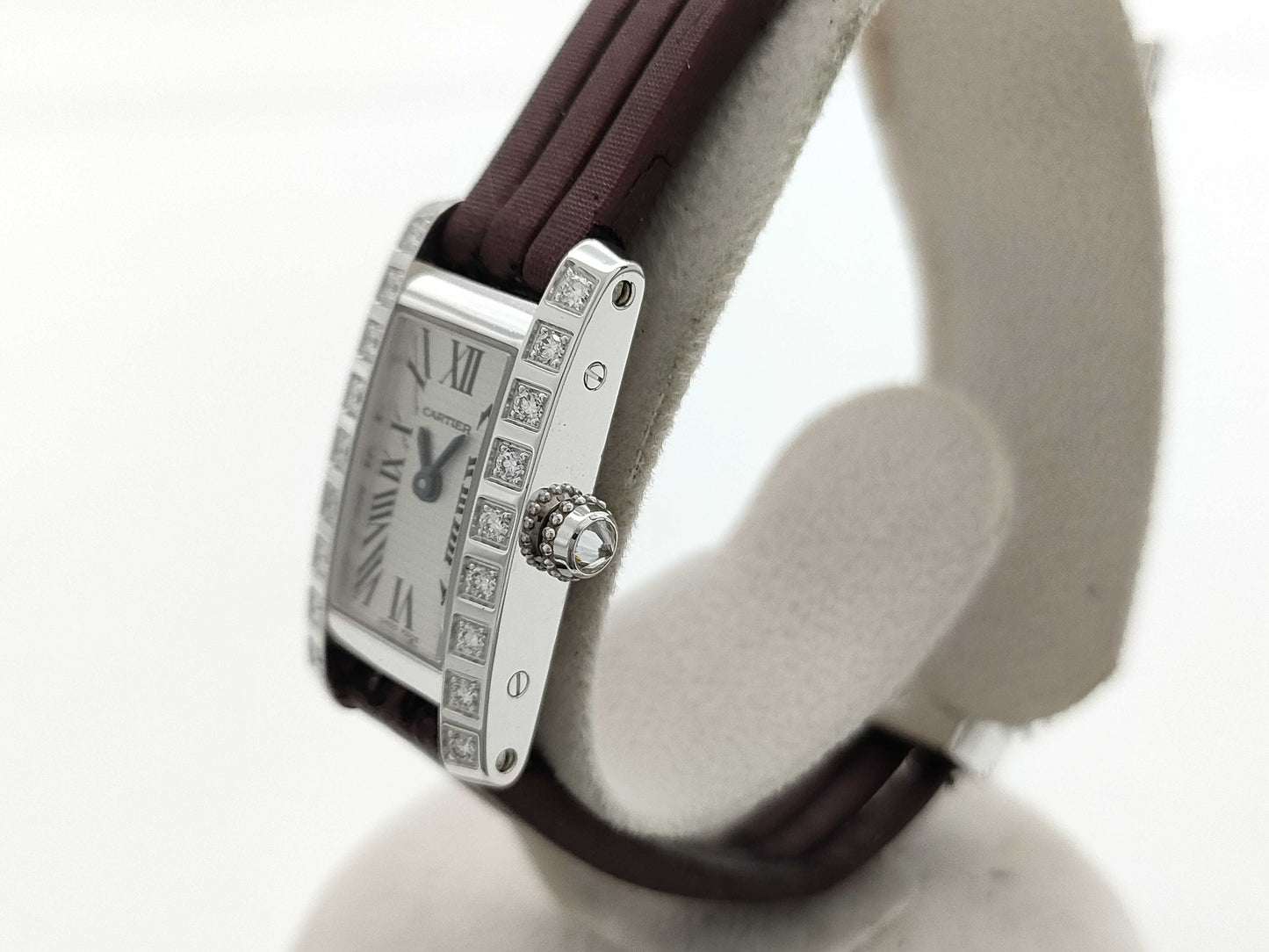 Cartier Tank Alongeranière WJ2003W3 254415690CE Quartz 18K Gold Women's Watch