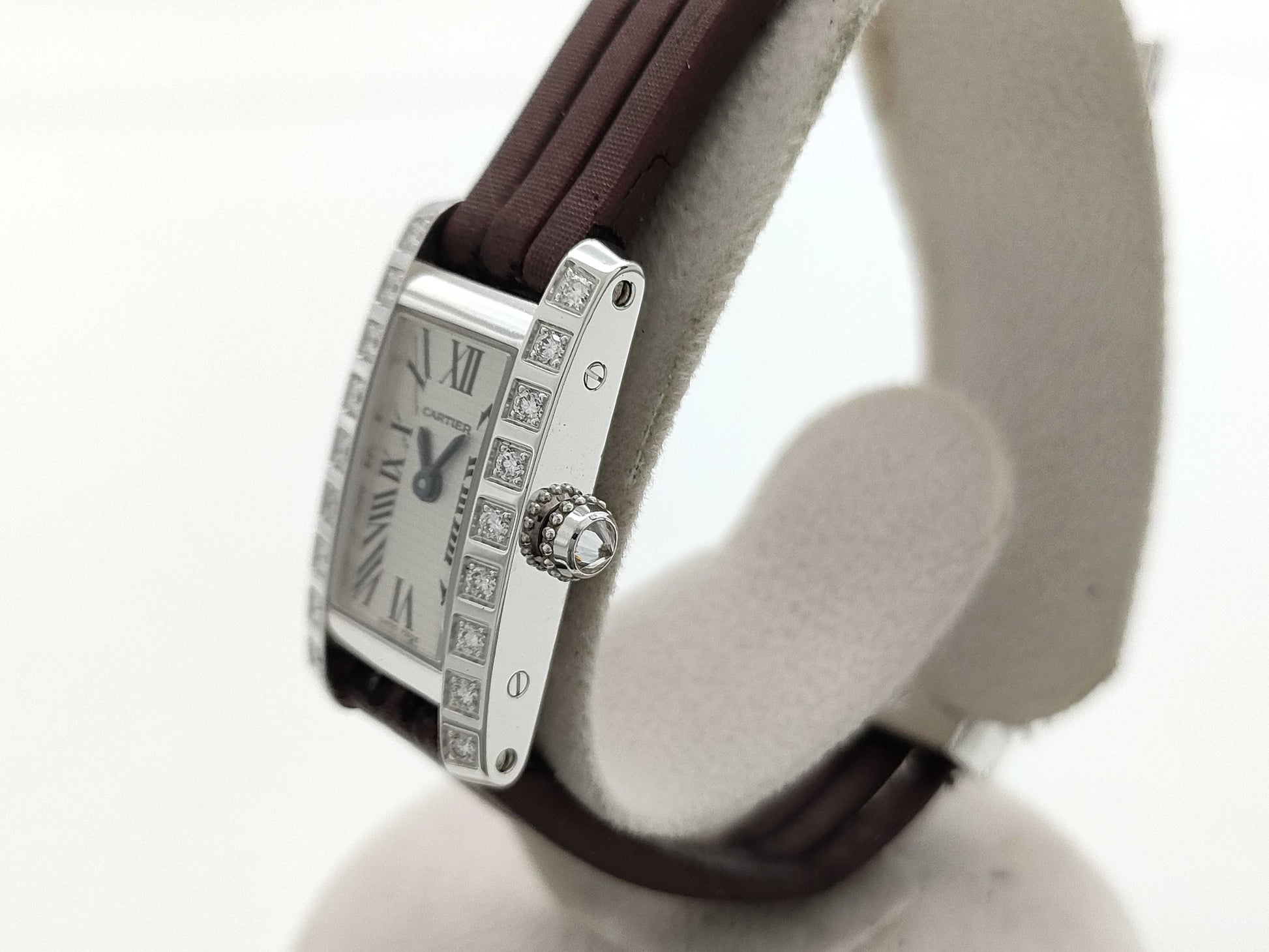 Cartier Tank Alongeranière WJ2003W3 254415690CE Quartz 18K Gold Women's Watch