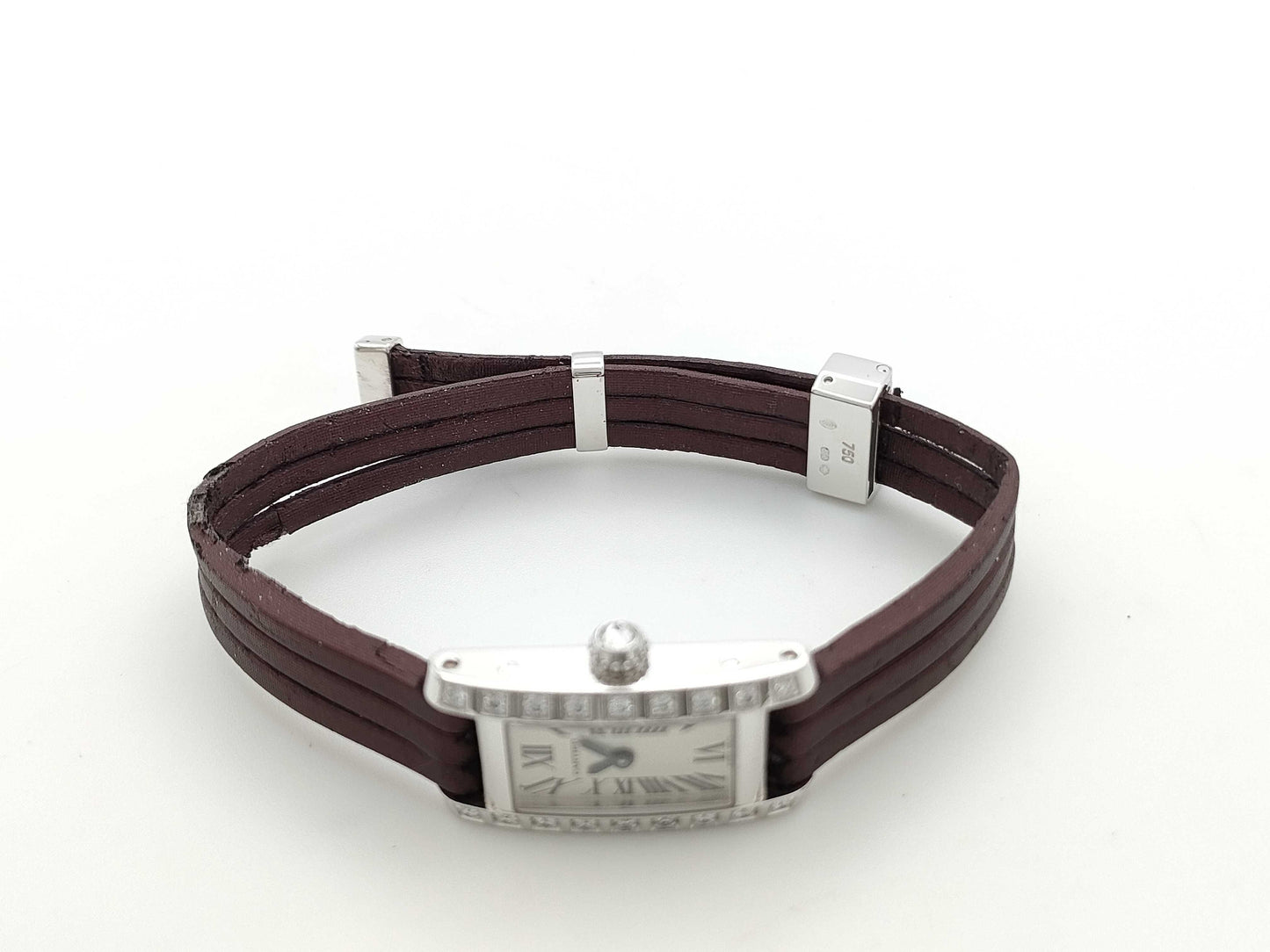 Cartier Tank Alongeranière WJ2003W3 254415690CE Quartz 18K Gold Women's Watch