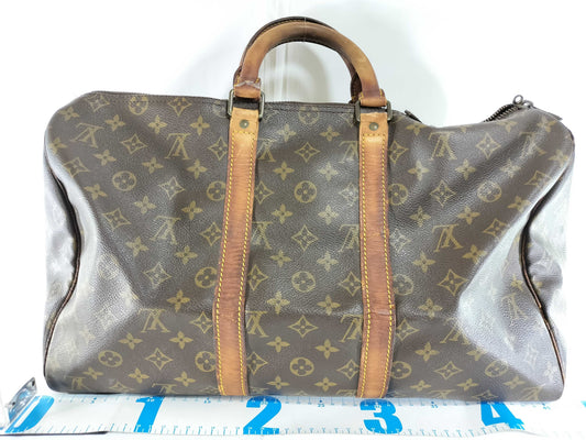 LOUIS VUITTON Monogram Keepall Boston Bag