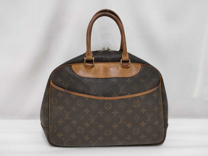 LOUIS VUITTON Monogram M47270 Deauville Handbag with Broken Zipper
