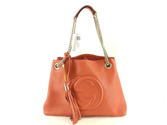 GUCCI 308982 Interlocking Soho Leather Tote Bag