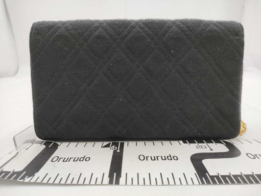 CHANEL Matelasse Cotton Shoulder Bag