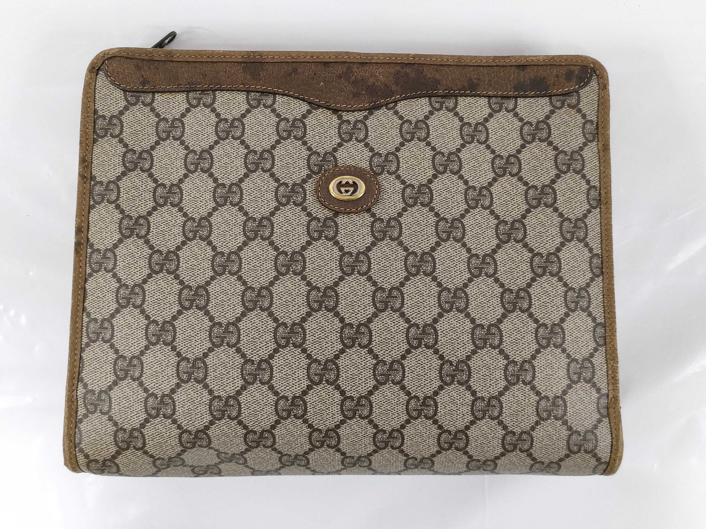 GUCCI Old GG Clutch Bag 97 01 038 Second Bag