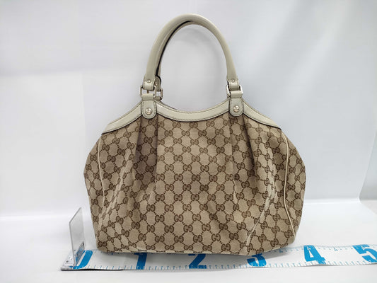 GUCCI GG Canvas Sukey 211944 Tote Bag