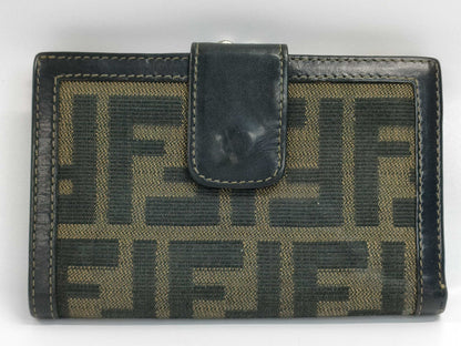 FENDI Zucca clasp wallet