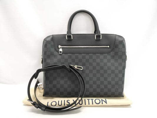 LOUIS VUITTON Damier Graphite n48260 Business Bag